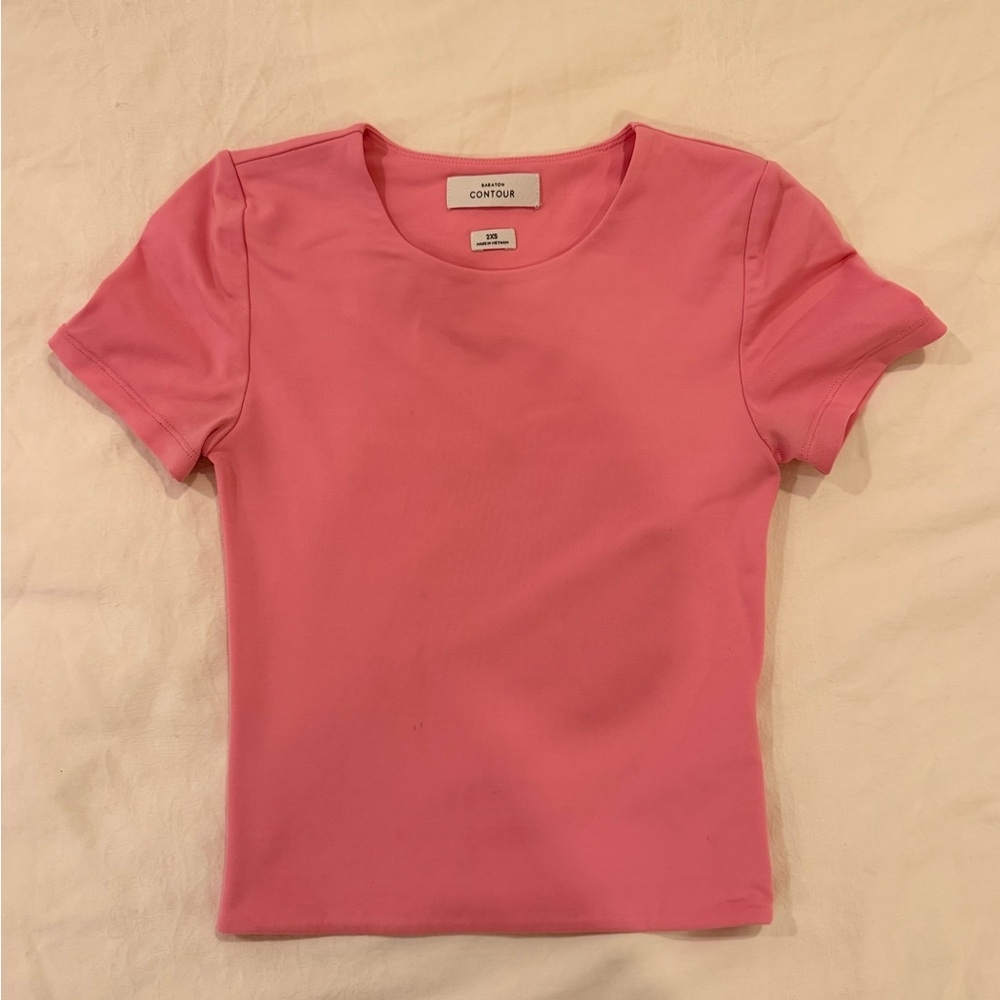 Pink Short Sleeve Top
